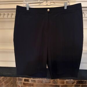 Chico’s Weekends Classic Black Women's Shorts sz 3 ( 16)